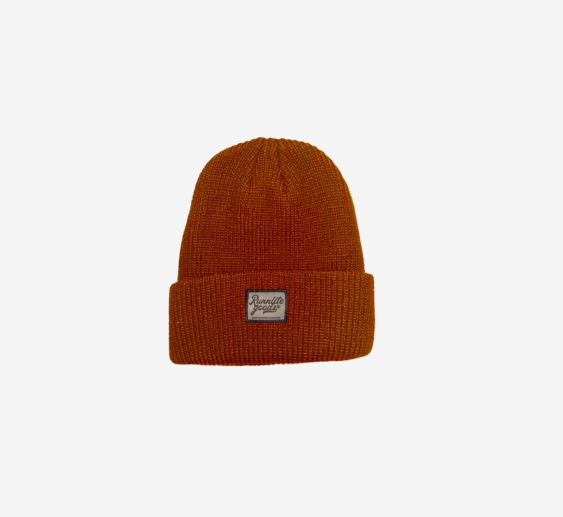Core Logo Knit Beanie - Rust