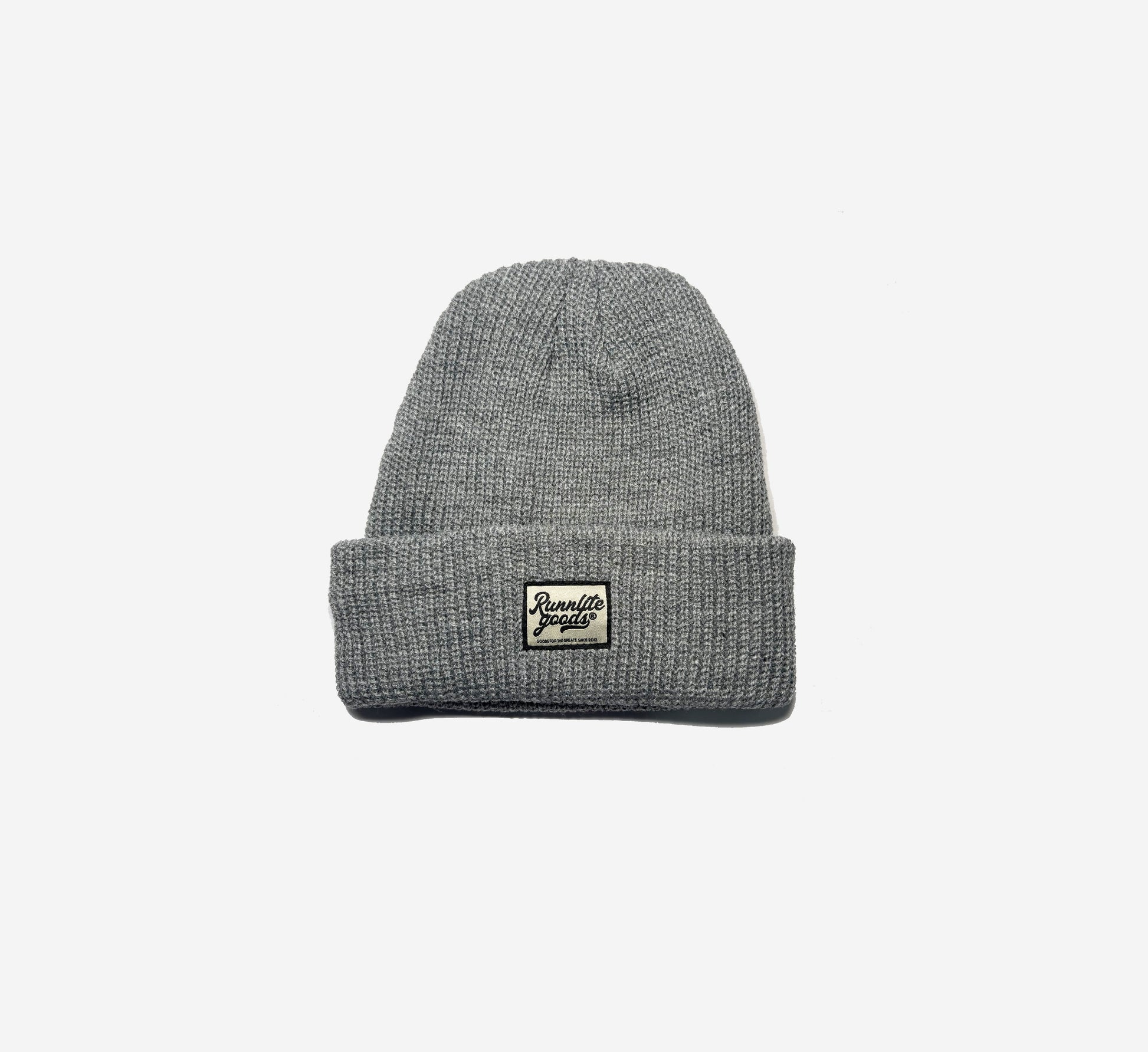 Core Logo Knit Beanie - Grey