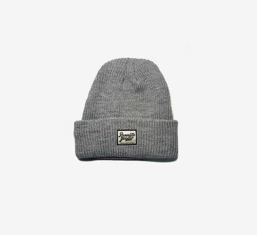 Core Logo Knit Beanie - Grey