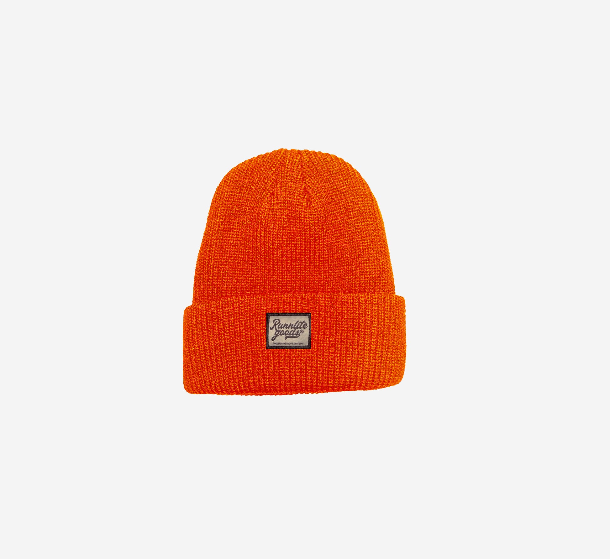 Core Logo Knit Beanie - Safety Orange