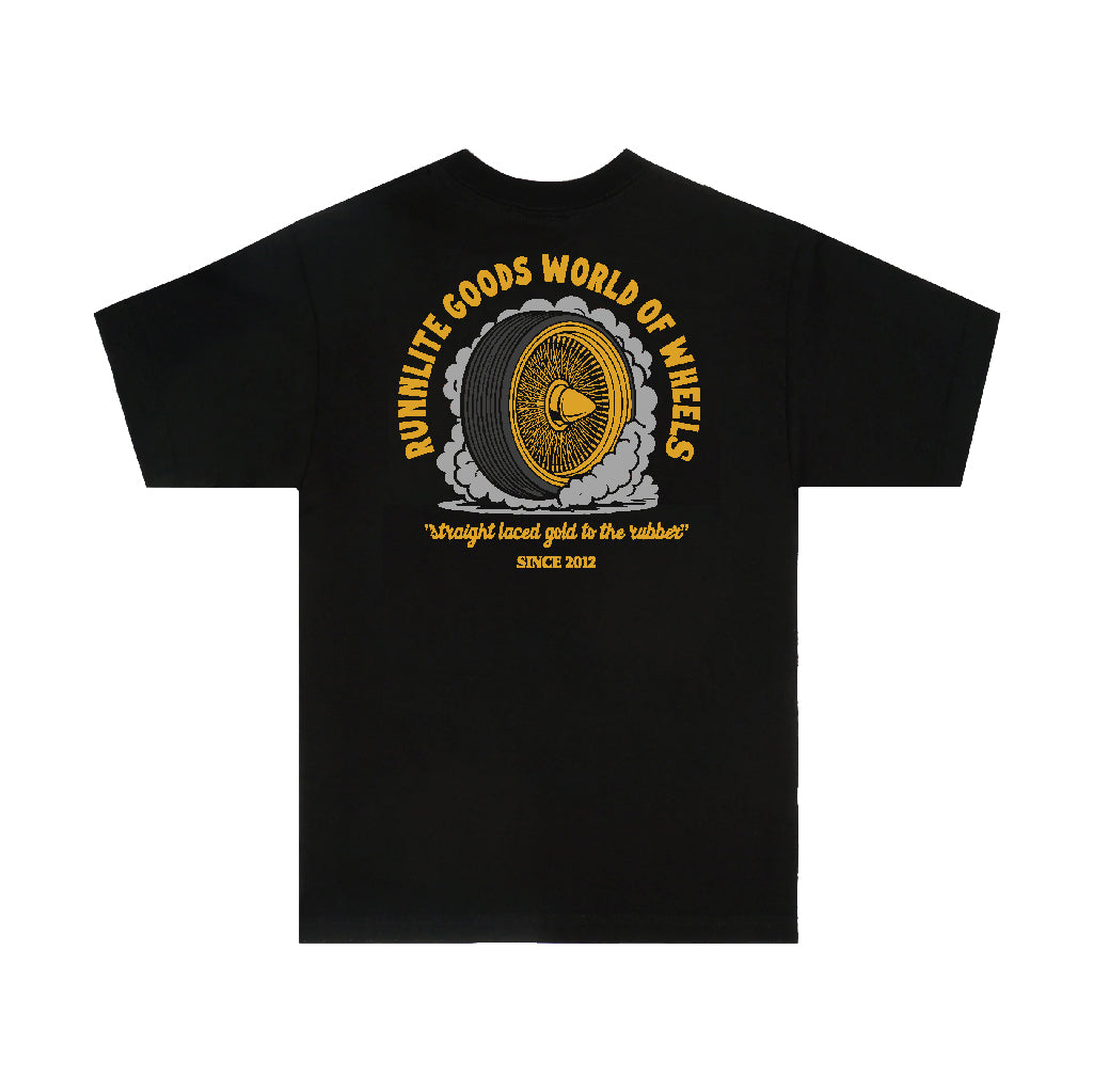 Golds To The Rubber Tee - Black