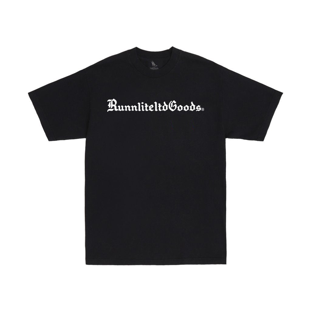 Oldie Angola Script Tee - Black