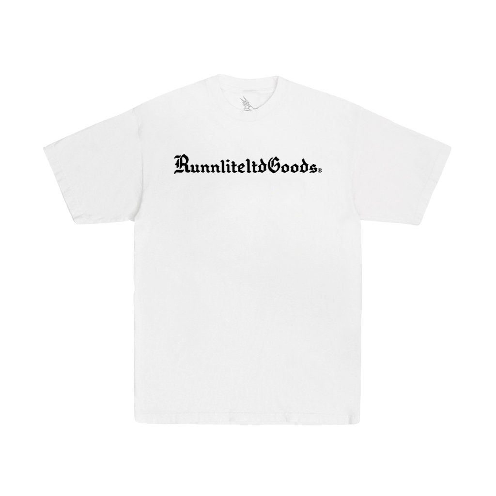 Oldie Angola Script Tee - White