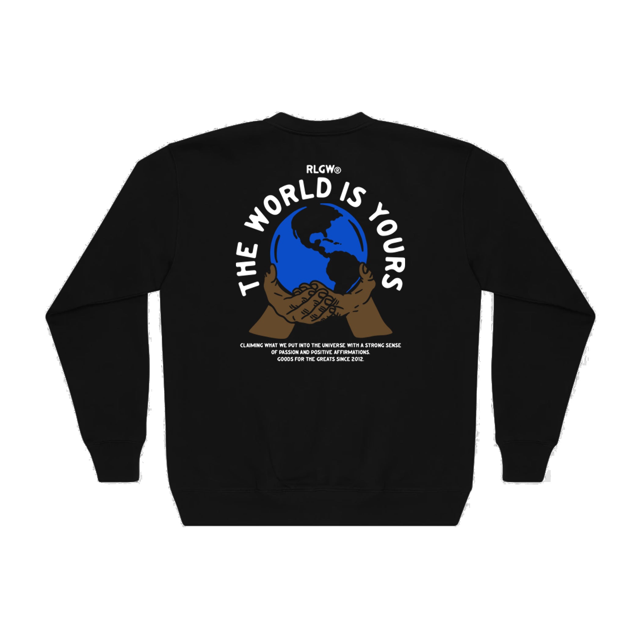 The World Is Yours Crewneck Sweatshirt - Black