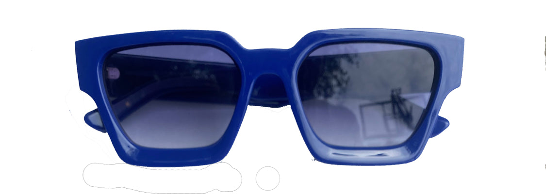 Focus Script Sunglasses - Marathon Blue